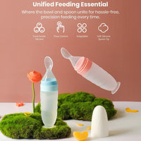 Premium Baby Food Squeeze Feeder Spoon - 6