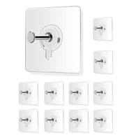 Self Adhesive Hooks for Wall Heavy Duty Strong Nail Free for Hanging Photo Frame Hook (Pack of 10) - 1