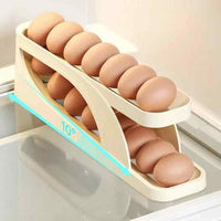 Automatically Rolling Egg Holder Container Display Rack - 1
