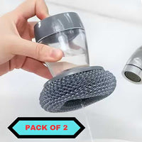 Kitchen Soap Dispensing Palm Brush (Pack of 2) - 1