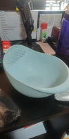 Food Washing Bowl and Strainer (Assorted Color) - 8
