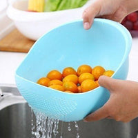 Food Washing Bowl and Strainer (Assorted Color) - 2