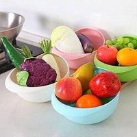Food Washing Bowl and Strainer (Assorted Color) - 3